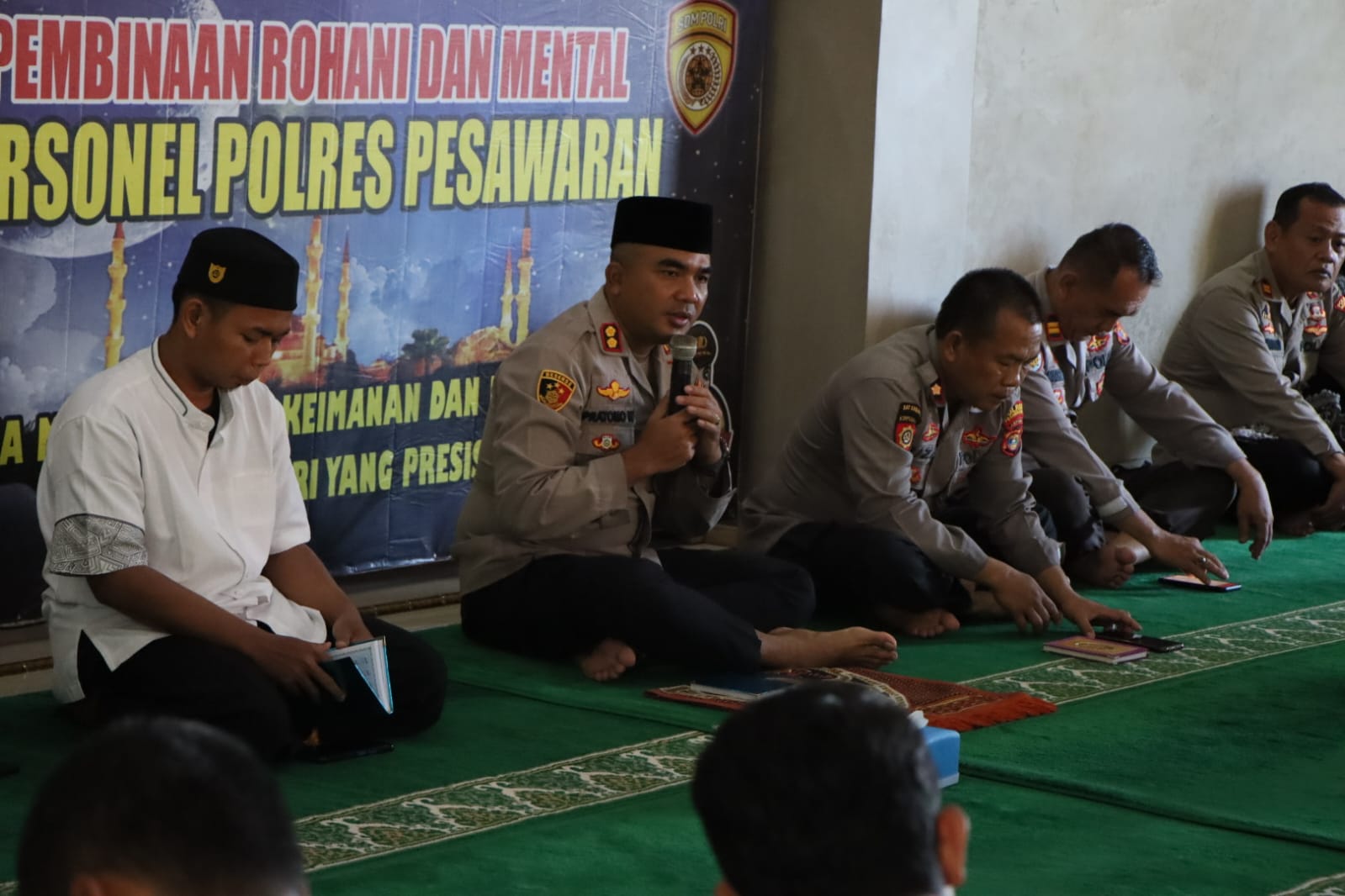 Pupuk Keimanan, Kapolres Pesawaran: Bihrontal Jadi Agenda Rutin