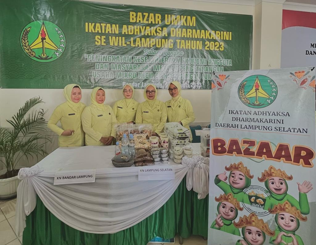 Awali Kegiatan Tahun 2023, IAD Lampung Selatan Pamerkan UMKM Binaan di Kejati Lampung