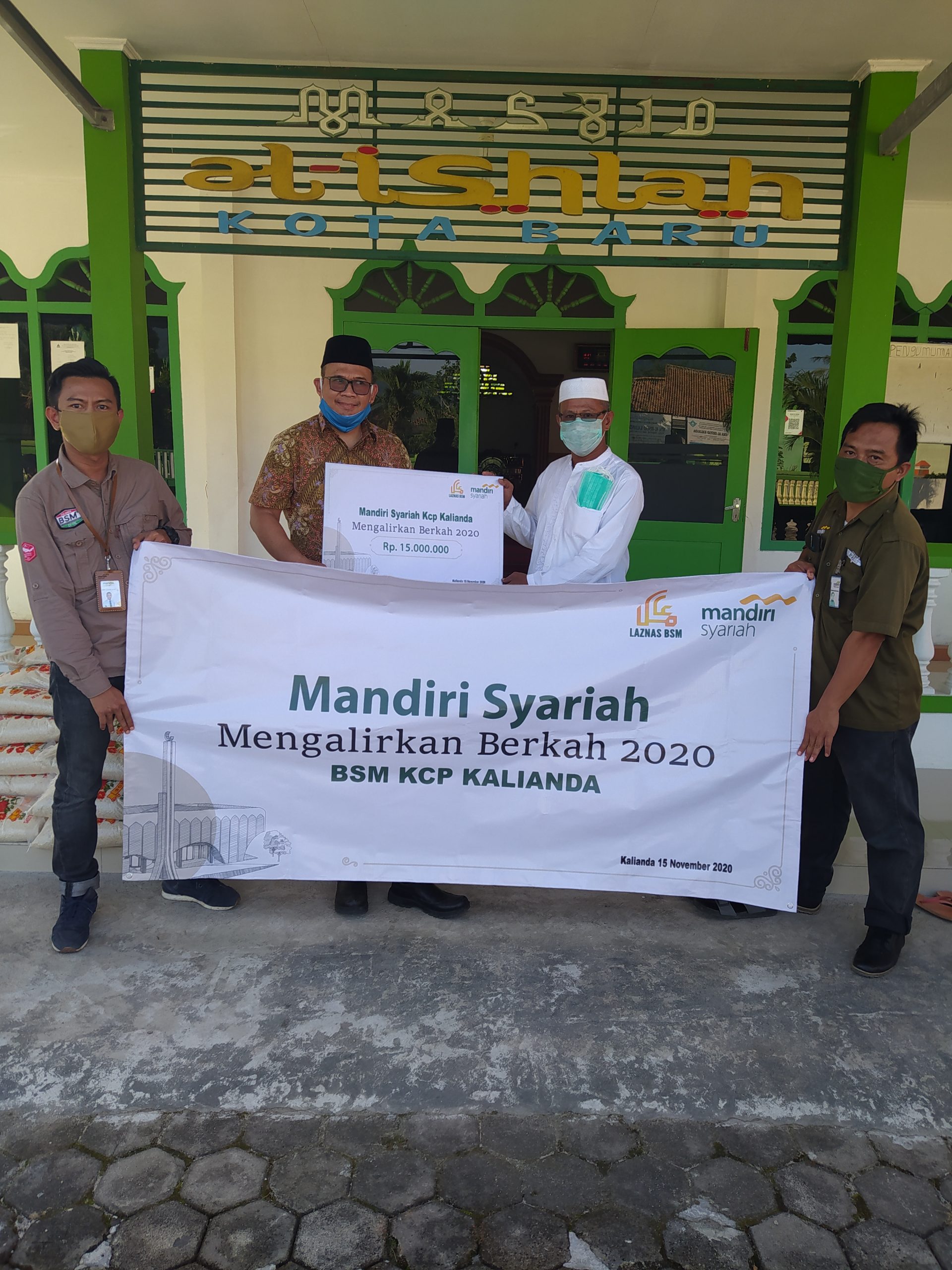 Gulirkan Program BMB, BSM Salurkan Rp 15 Juta untuk Masjid Al-Ishlah