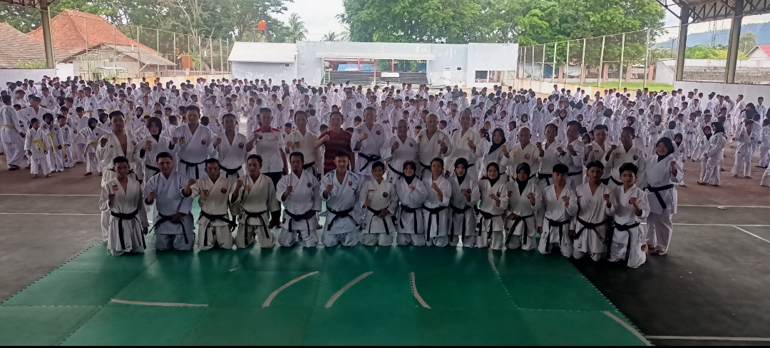 Kyu! 560 Karateka Inkado se-Lampung Ikut Ujian Naik Sabuk