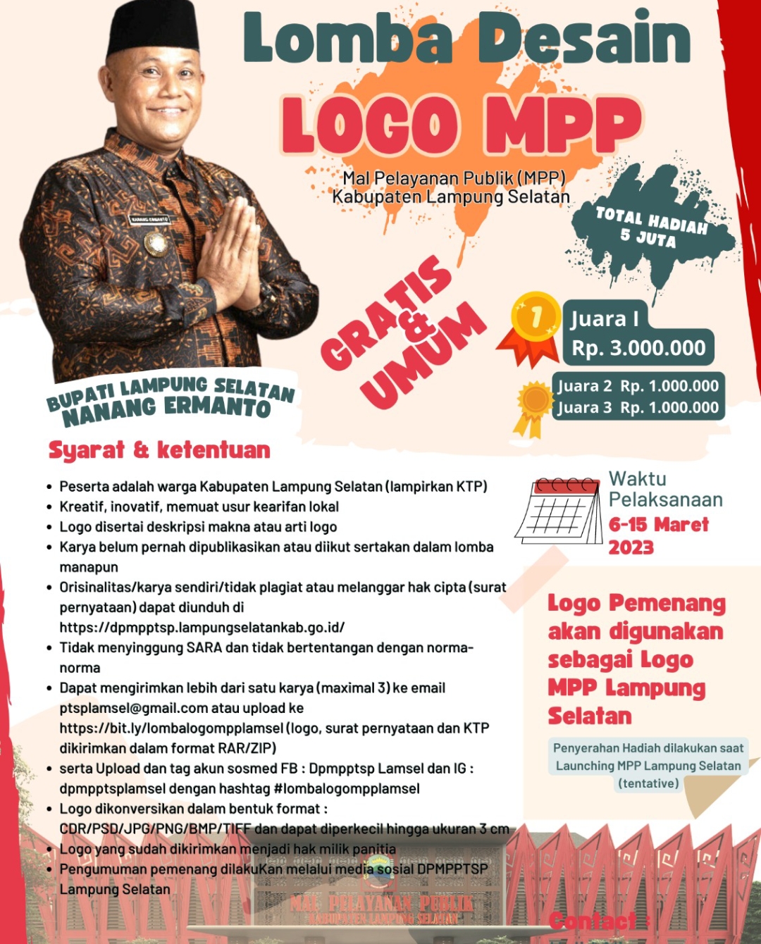 Spesial Buat Desain Grafis, Ada Sayembara Bikin Logo MPP, Hadiahnya Jutaan