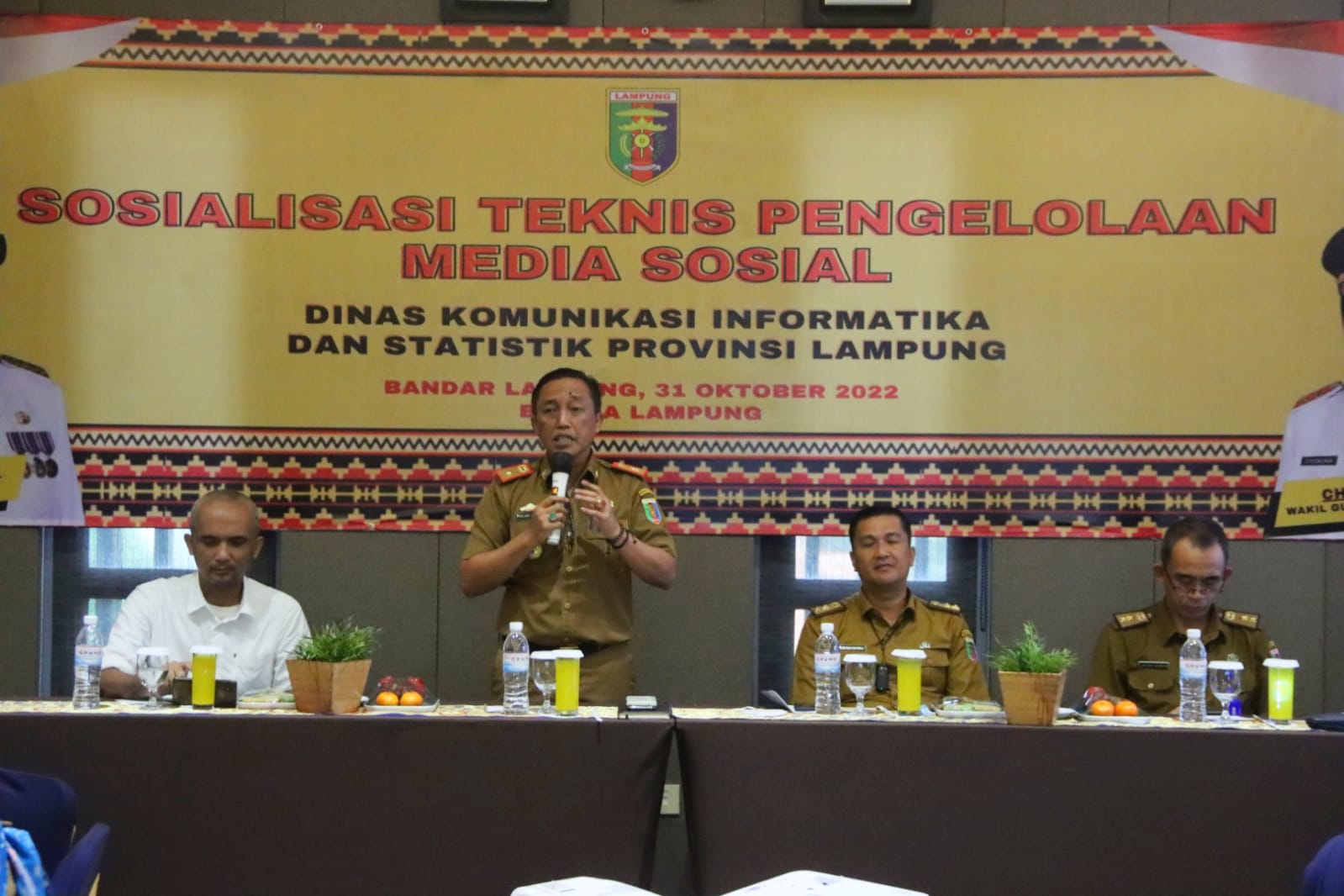 Pemprov Lampung Gelar Bimtek Sosialisasi Teknis Pengelolaan Media Sosial