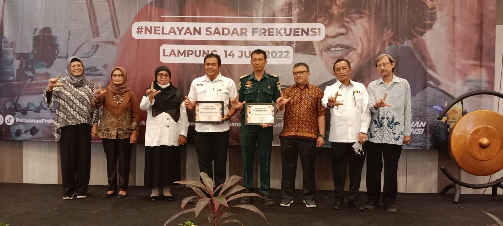 Provinsi Lampung Pilot Projek Uji coba Penggunaan Frekuensi Radio HF Untuk Komunikasi Nelayan