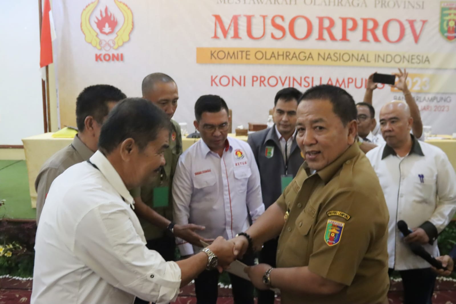 Gubernur Arinal Djunaidi terpilih menjadi Ketua Umum KONI Provinsi Lampung