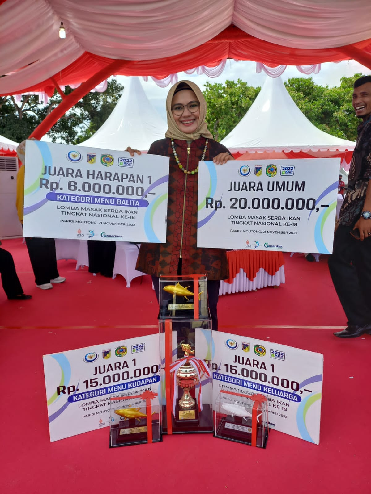 Provinsi Lampung Juara Umum Lomba Masak Serba Ikan Tingkat Nasional