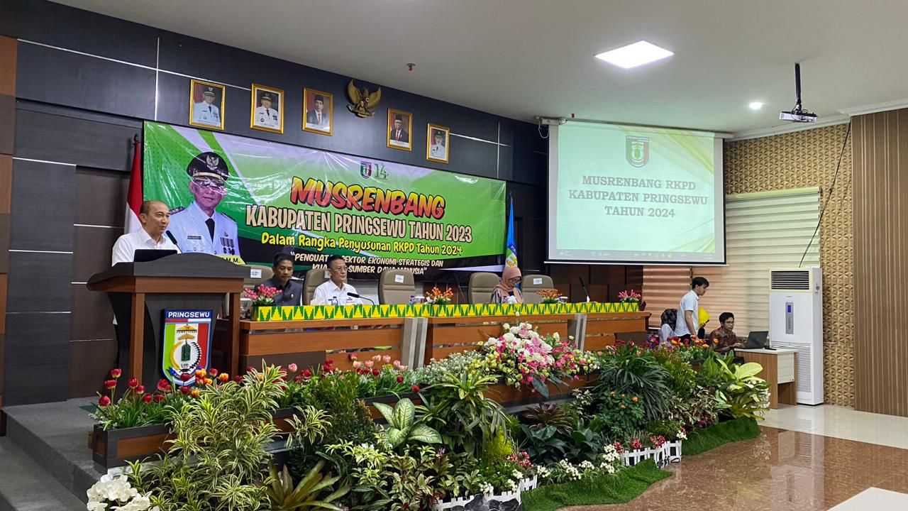 Kepala Bappeda Mulyadi Irsan Sampaikan Program Pemprov di Wilayah Pringsewu Tahun 2023