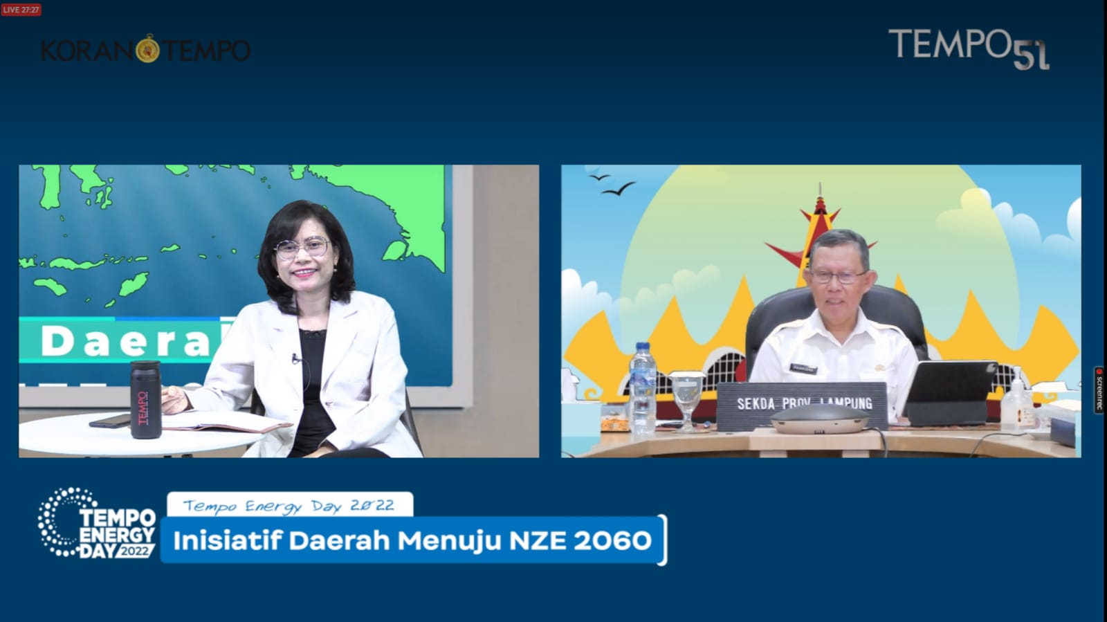 Fahrizal Darminto menjadi narasumber Tempo Energy Day 2022