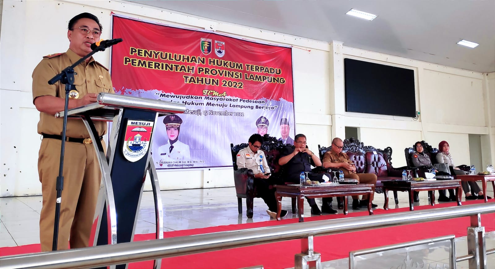 Pemprov Lampung Gelar Penyuluhan Hukum Terpadu di Kabupaten Mesuji