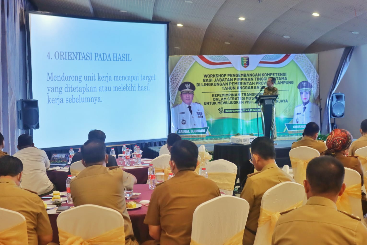 Sekdaprov Lampung Buka Workshop Pengembangan Kompetensi