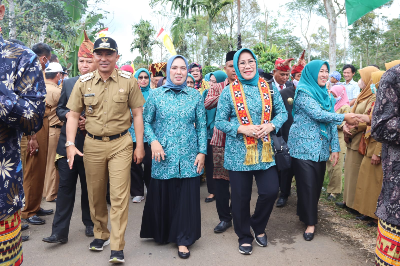 TP PKK Provinsi Lampung Melaksanakan Kunjungan Kerja ke  Lampung Barat